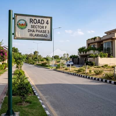 Premium 1 Kanal Plot on 80ft Road Prime Location in Sector F, DHA Phase 3, Islamabad