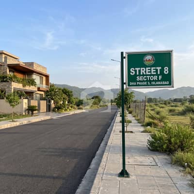 Prime 1 Kanal Back-Open Plot in Sector F, DHA Phase 3 Walk to Lake Commercial!