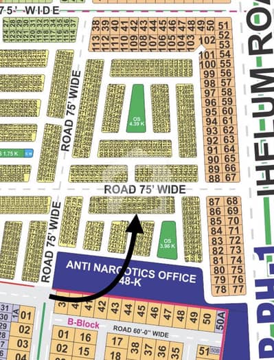 Hot Location On Ground N Block Plot Available