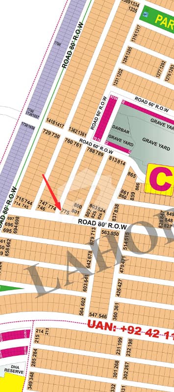 1 Kanal Hot Location Plot Available In DHA Phase 9 Prism, Block C corner plot
