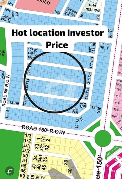INVESTOR PRICE HOT LOCATION PLOT FOR SALE