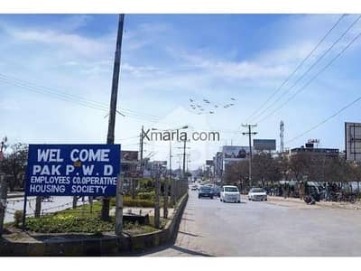 40*80 Corner Ideally Location Plot In Pwd Block-D