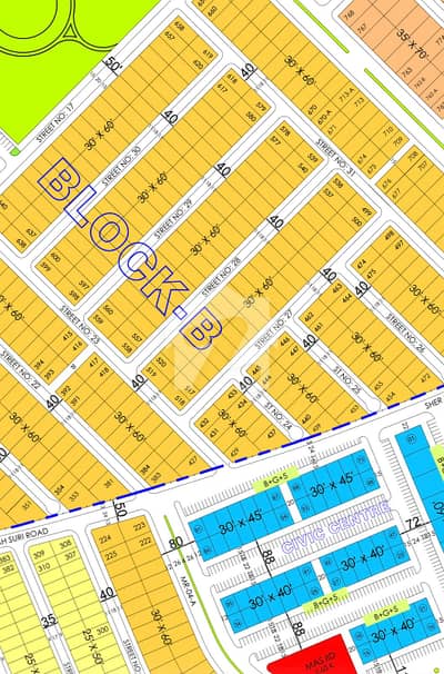 8 MARLA CORNER PLOT FOR SALE in FAISAL TOWN BLOCK B