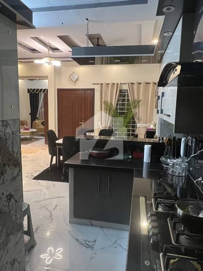 Fully Furnished 125sq Yd Luxury Villa In Ali Block. 3Bedrooms, Drawing, Dining & American Kitchen. 5mins Drive From Main Gate Of BTK.