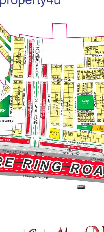 5 Marla Commercial Plot For Sale In GVR Bahria Town Lahore Near Raiwind Road