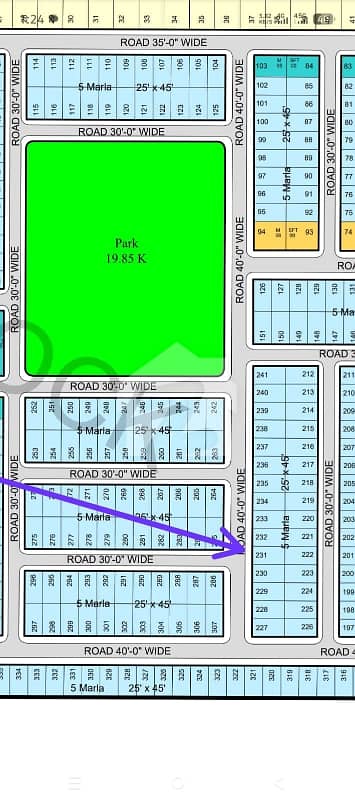 5 Marla Hot Location plot available for sale in Haider Block plot No. 231