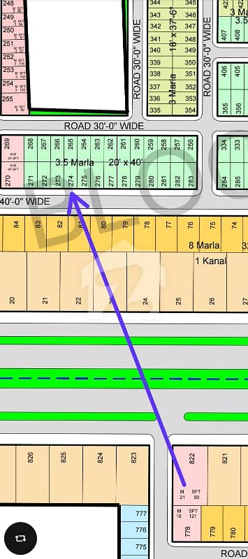 3.5 Marla Residencial plot available for sale in Ali Block 3.5 Marla Residencial plot available for sale in Ali Block