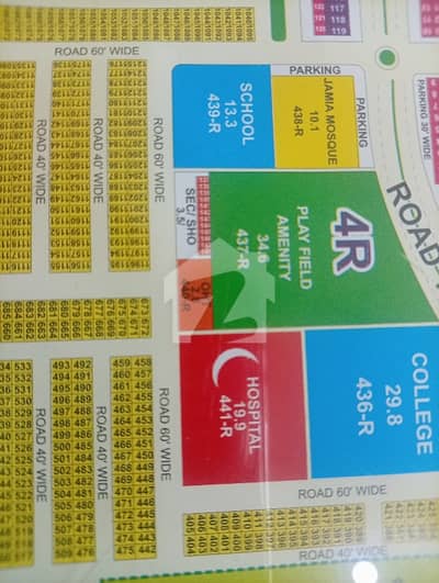 DHA Rahbar Sector-4 block R best option available on 60 ft road under ground wiring with All dues clear and possession plot
