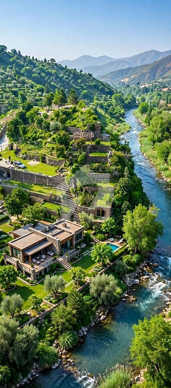 Shahdara Islamabad 20 Kanal Farm House Land For Sale - River Front - 25 Lac Per Kanal - Negotiable