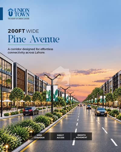 2.66 Marla Commercial Plot For Sale In Union Town, On Abdul Satter Edhi Road, Nearby Etihad Town, Lahore