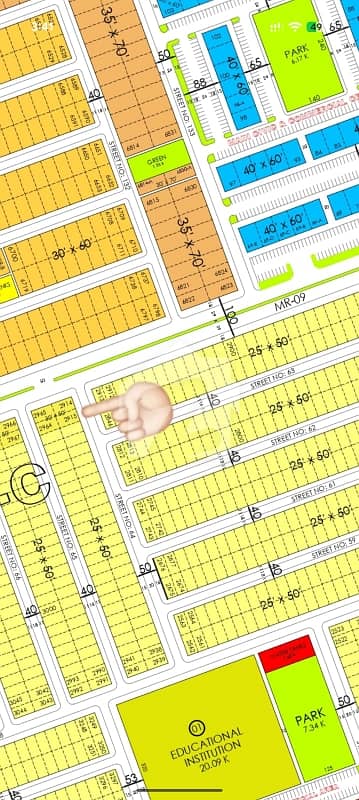 6.6 Marla Plot Block C Faisal Hills For Sale