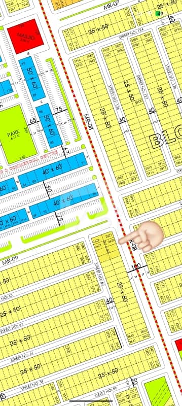 30*50 MDR PAIR PLOT Block C Faisal Hills For Sale
