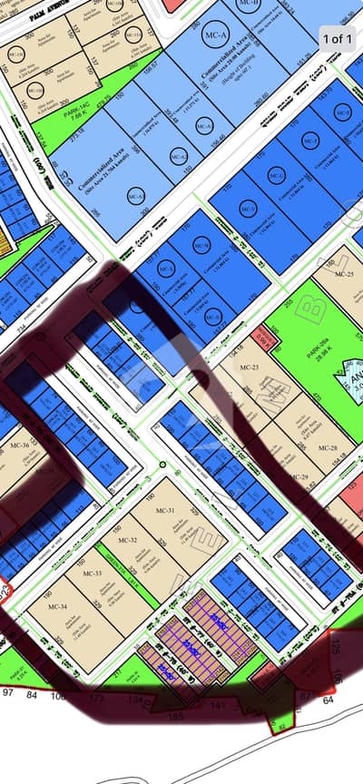 A Beautiful Commercial Plot On Main 120ft Wide Road