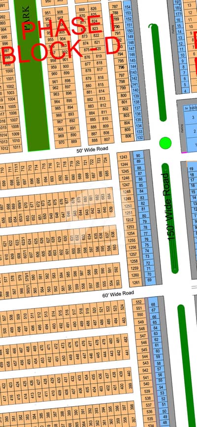 D Block 10 Marla 50fit road plot available D Block 10 Marla 50fit road plot available