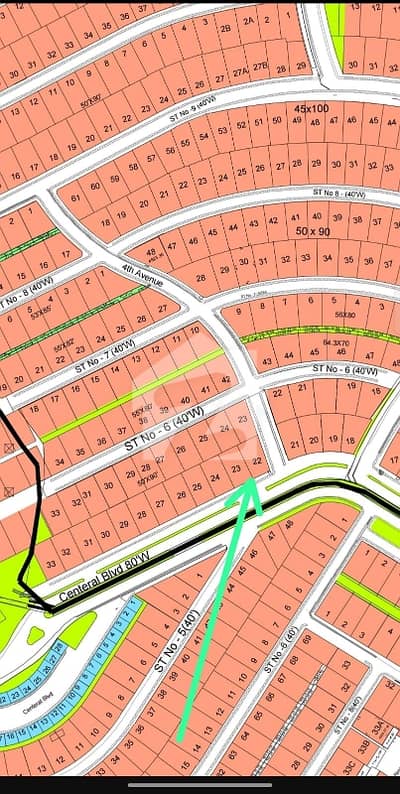 1 Kanal Developed Possesionable Boulevard Corner Category Plot Available For Sale. . .