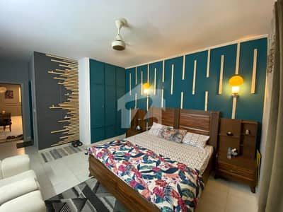 Fully Furnished 1-Bedroom Apartment for Rent Abu Dhabi Tower, F-11 Islamabad