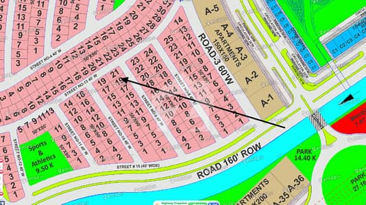 3rd Ballot Ready for Possession Street # 9 Plot on 3 Years Installment Plan