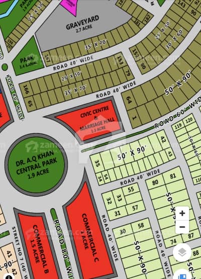 Prime 1 Kanal Boulevard Plot KRL Housing Society Prime 1 Kanal Boulevard Plot KRL Housing Society