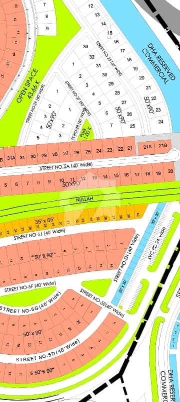 DHA phase 3 sector residential plot available for sale