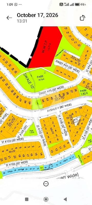 DHA Phase 3 Sector B Residential Plot Available For Sale