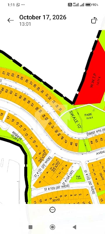 DHA Phase 3 Sector B Residential Plot Available For Sale