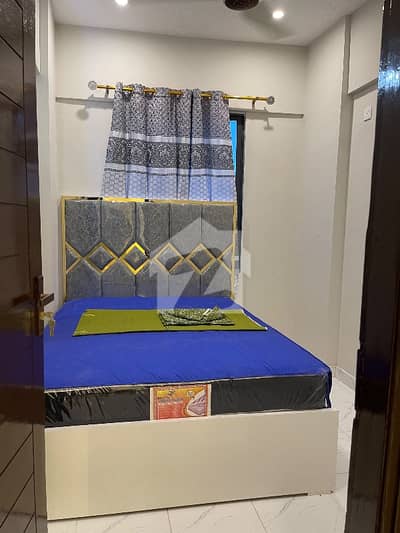 STUDIO FURNISHED 2 BEDS LOUNGE PHASE 7 EXT DHA KARACHI.