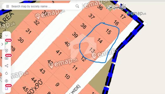 DHA Phase 3 Islamabad -01 Kanal Position Plot