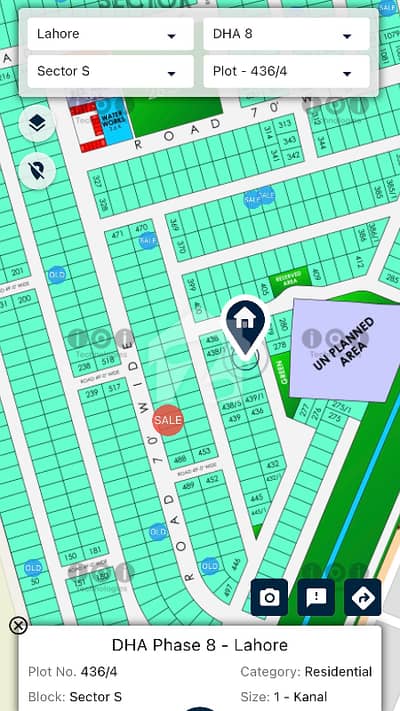 Kanal Plot For Sale In S-Block Phase 8 DHA With Meeting