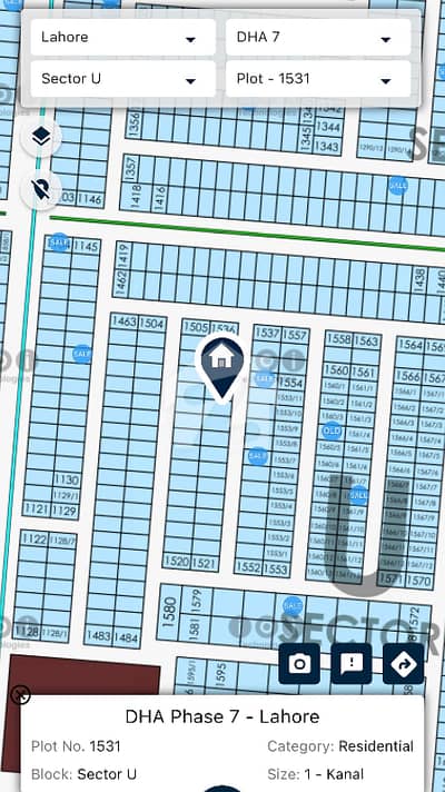 Builder location kanal plot in Phase 7 through Direct Owner