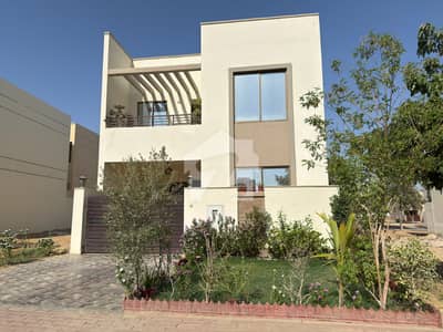 125 Sq Yd 4-Bedroom Luxury Villa In Ali Block, Bahria Town Karachi Near PSO Petrol Pump & Chirpy Park, With Drawing, Dining & American Kitchen, Just 5 Min Drive From Main Gate BTK.