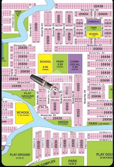 5 Marla Plot for sale ideal location 100% level plot