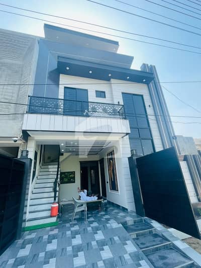 5 Marla Brand New House For Sale Satlesh House Facing Park 40 Ft Rod Near Masjid