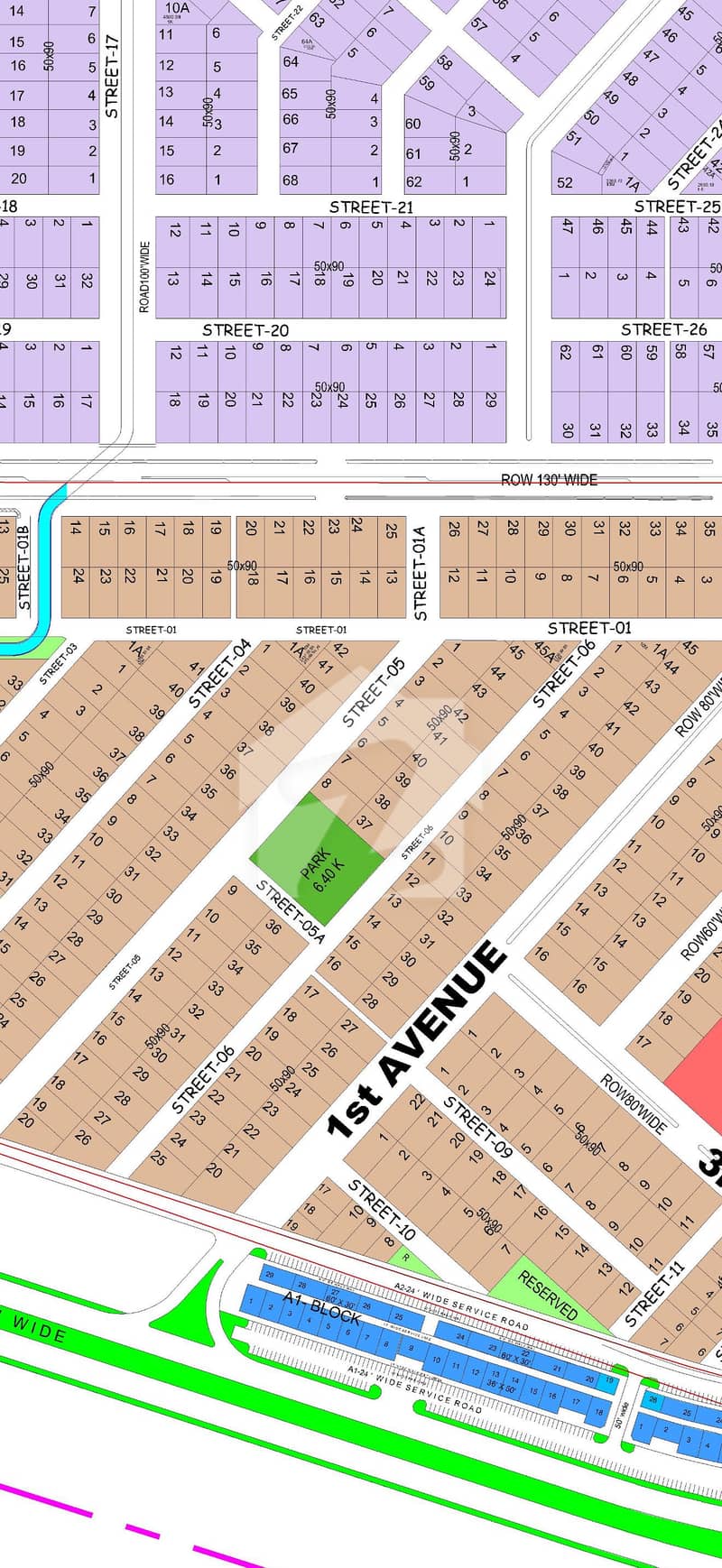Beautiful heighted 1 Kanal plot Beautiful heighted 1 Kanal plot