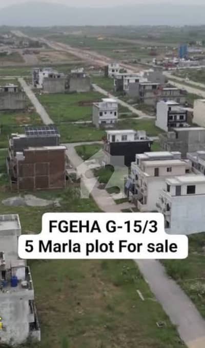 جی ۔ 15/3 جی ۔ 15,اسلام آباد میں 5 مرلہ رہائشی پلاٹ 1.89 کروڑ میں برائے فروخت۔