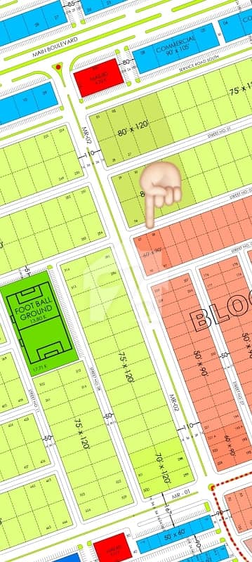 60*90 Second to MDR Plot Block A Faisal Hills For Sale