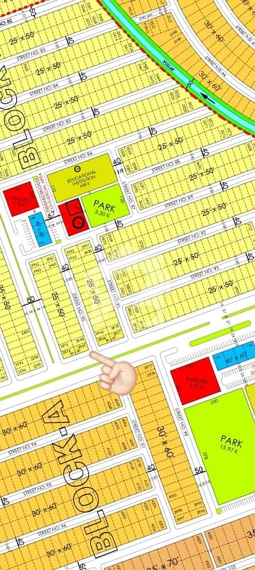 30*50 MDR Corner Plot Block A Faisal Hills For Sale