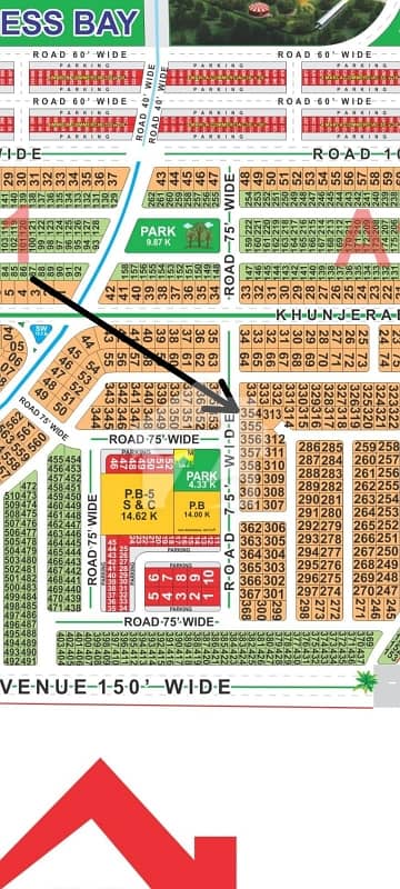 Lda City Lahore A Block 1 Kanal Plot On 75ft Wide Road Available Best Investment Opportunities