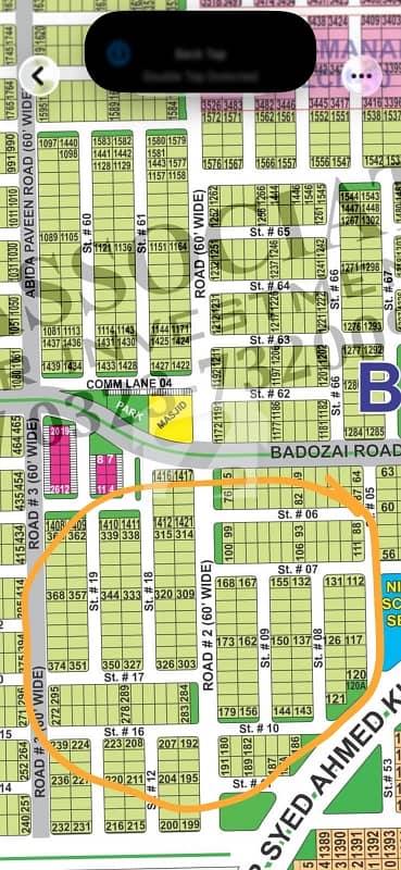 10 Marla Prime Location Plot for Sale in DHA Multan Sector B1