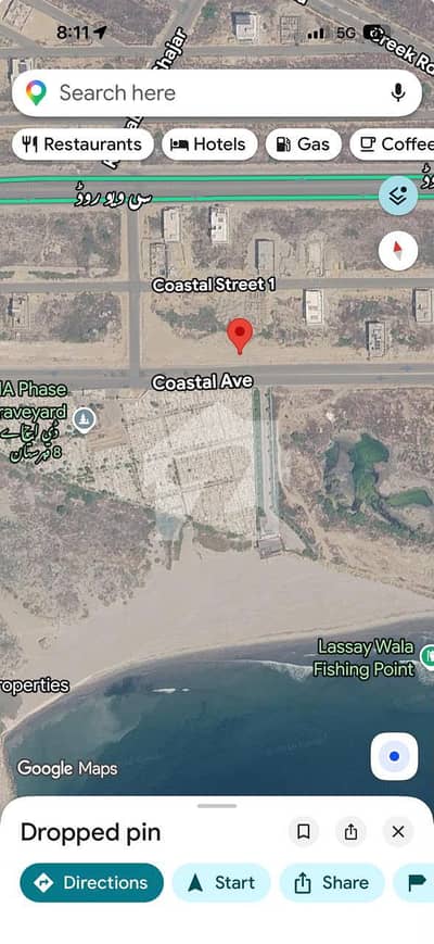 500 Sq. Yd. Plot For Sale In Coastal Street, DHA Phase 8 500 Sq. Yd. Plot For Sale In Coastal Street, DHA Phase 8