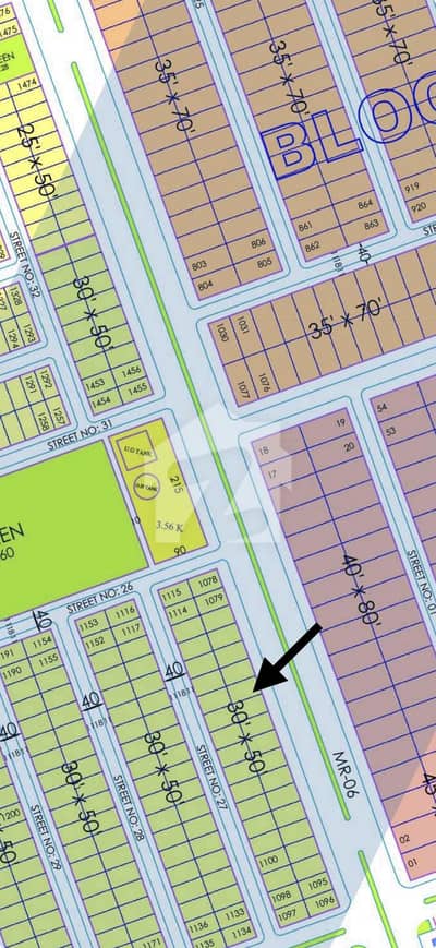 Main Road plot for sale