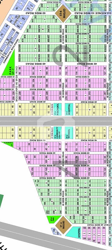 240 Square Yard Plot For Sale In Block 2,3 And 4 Saadi Garden Scheme 33 Karachi