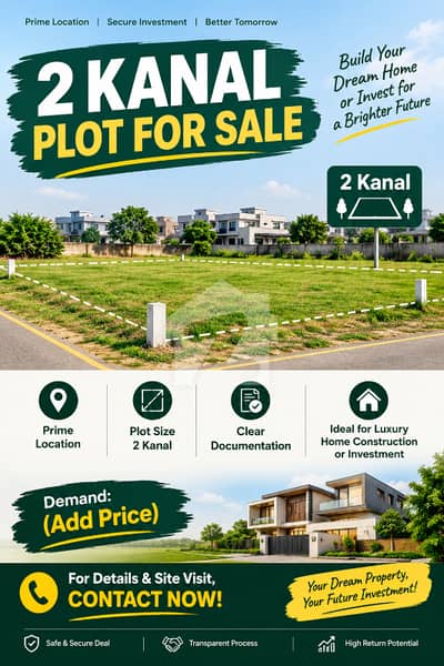 *2 KANAL PLOT FOR SAL *2 KANAL PLOT FOR SAL