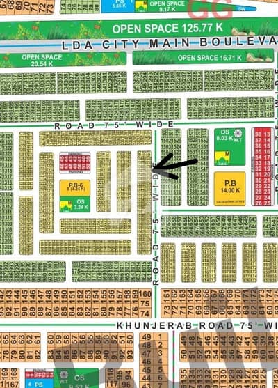 C BLOCK 5 MARLA POSSESSION PLOT AVAILABLE AT 75FT ROAD
