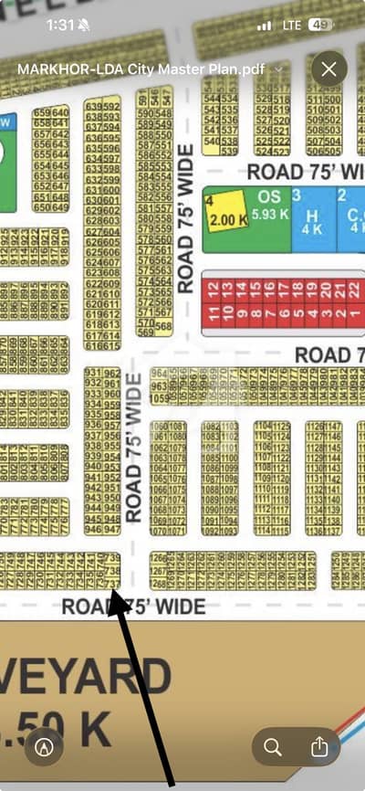 5 marla j block category plot