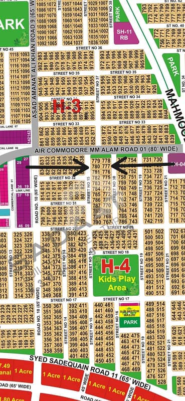 Ideal Location Tail Pair Back 80ft Road Walking distance from 120ft Road Sector H DHA Multan