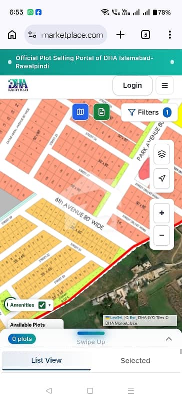 DHA Phase 5 Sector F1 10 Marla On Ground Semi Develop Plot For Sale