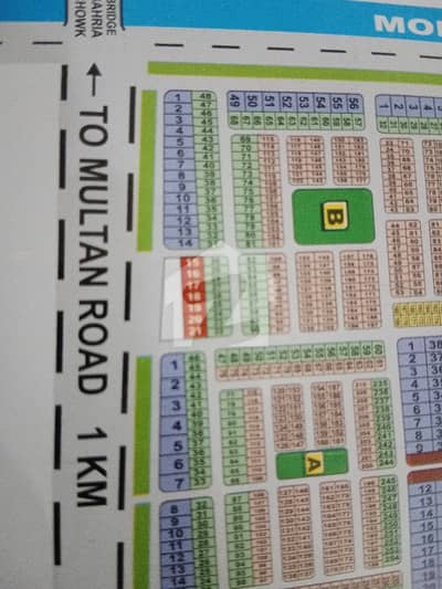 10 Marla residential plot main entrance near to shah Kam chowk
