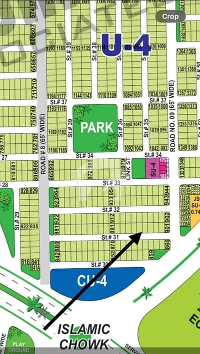 DHA Multan sector U10 Marla residential plot near to park, Masjid and commercial.