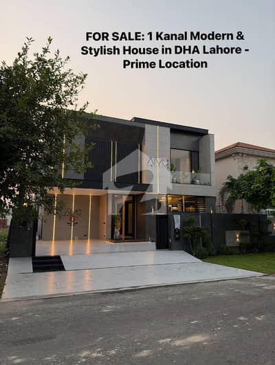 1 KANAL MODERN HOUSE FOR SALE IN DHA PHASE 6
