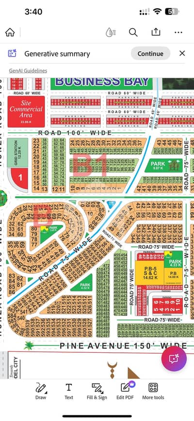 B1 Block 10 Marla Plot for sale